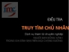 truy tìm chủ nhân